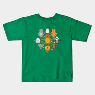 Peaceful Animals Kids T-Shirt